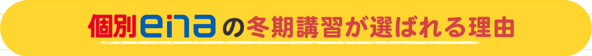 個別enaの冬期講習会が選ばれる理由